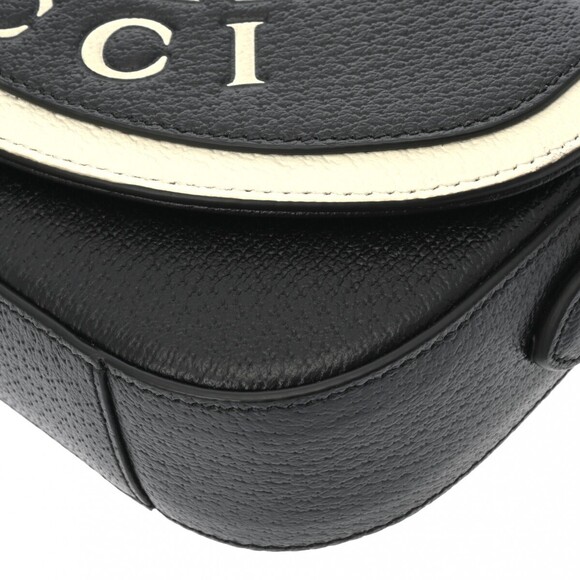 Gucci adidas black white leather shoulder bag - Picture 5 of 9